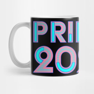 LGTBQ Pride Month Tee - 2021 - Trans Flag Colors Mug